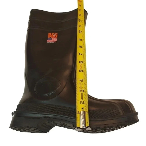 Shoes For Crews Pro Unisex Mens Size 6/Womens Size 8 Black Waterproof Boots - Picture 11 of 13